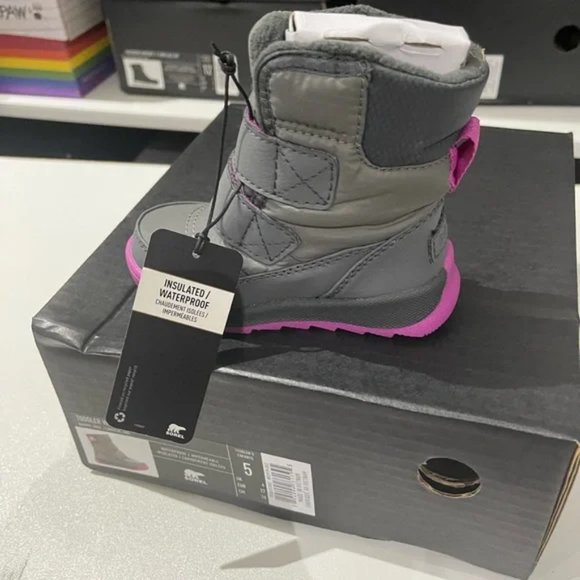 Brand New Sorel Kid's Whitney II Strap Waterproof Boots sz 5 - Picture 2 of 7